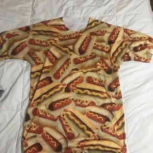 Hot Dog Athletic Shirt